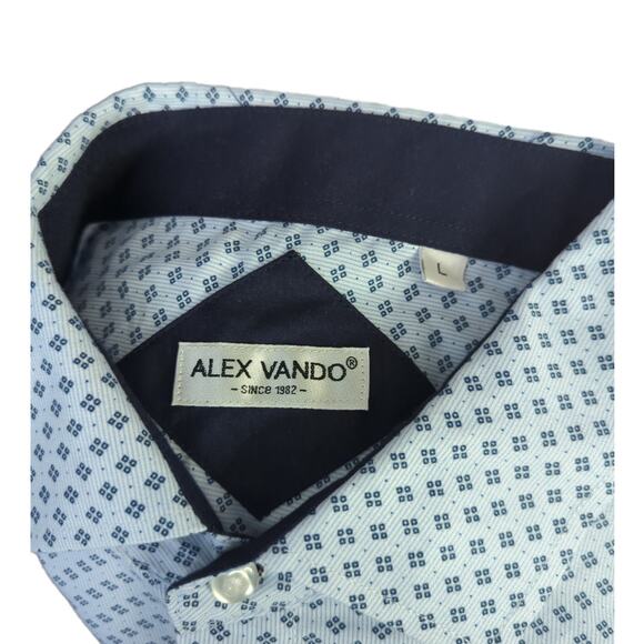 Alex Vando Button Up Shirt Size Large - Picture 5 of 5